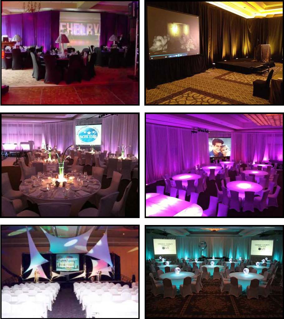 audio video & lighting - projection screens