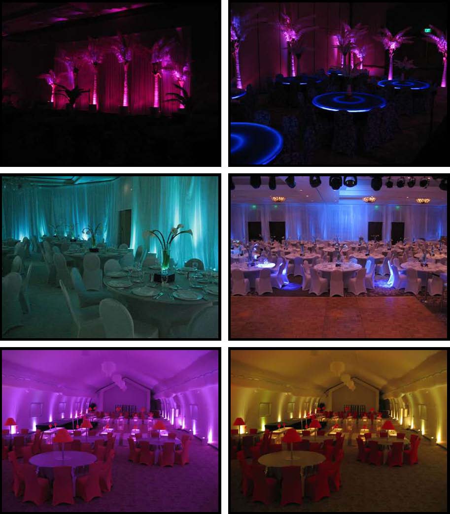 audio video & lighting - uplights