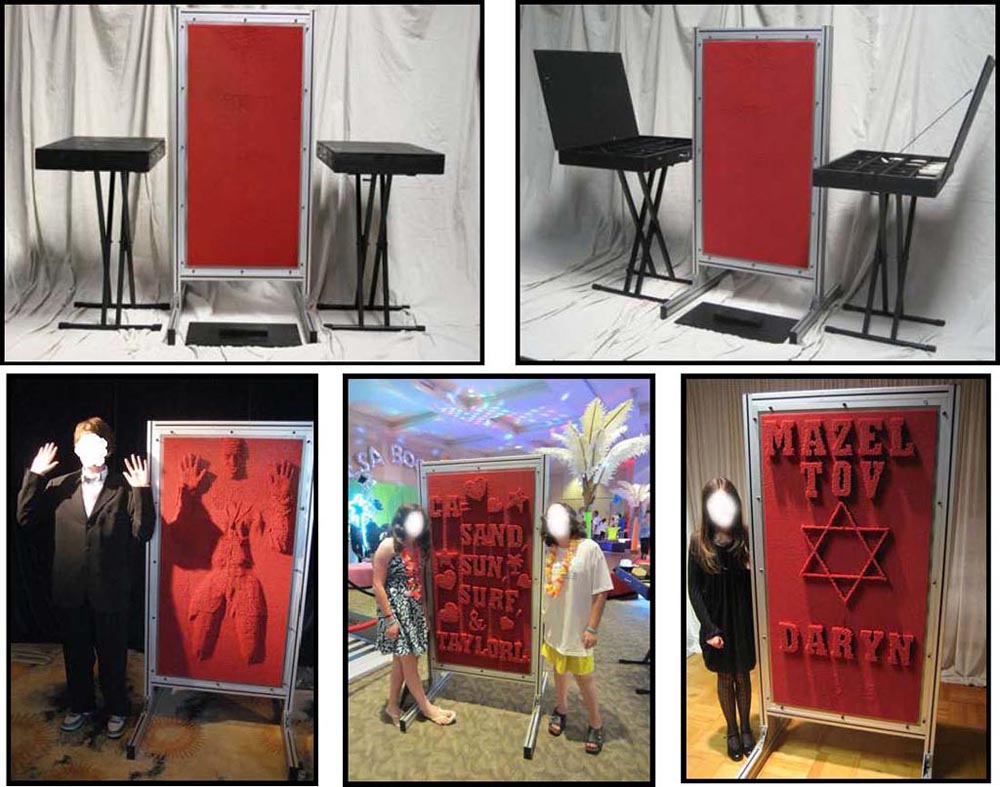 LifeSize Pin Art Wall event rental