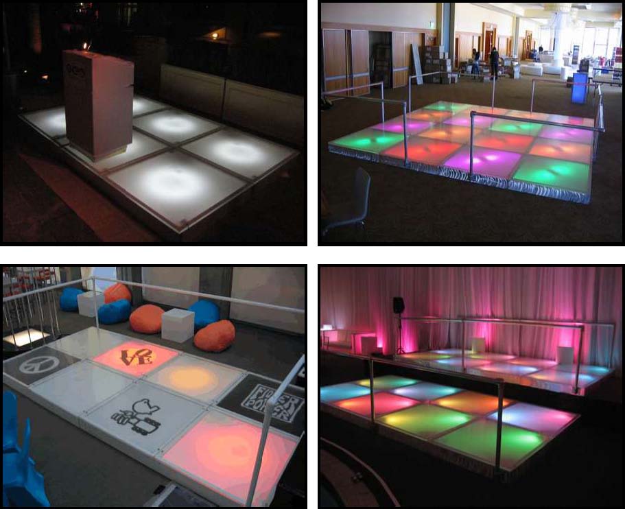 ILLUMINATED LED Dance Floor